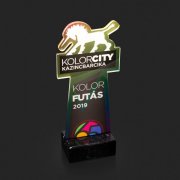 KOLORFUTÁS - egyedi akril díj a leggyorsabb futóknak