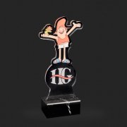 HG - Ho-ho-ho Horgász egyedi akril díj